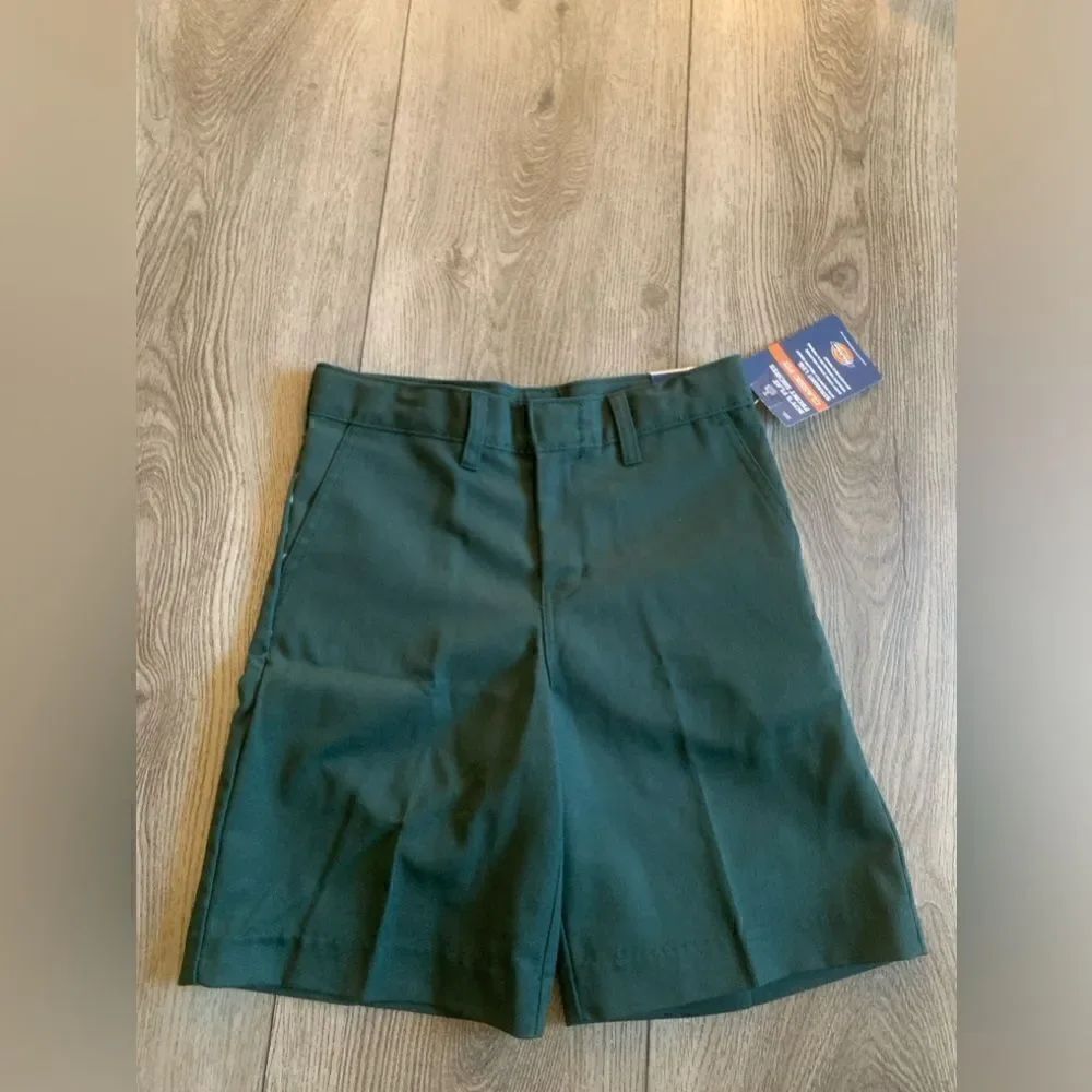 Dickies boys flat front classic fit straight leg shorts